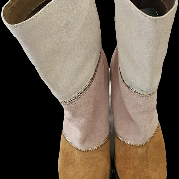 Katy Perry Zip off boots to booties.  Heels.  Convertible peep toes.  SIZE 8.5 - Picture 7 of 13